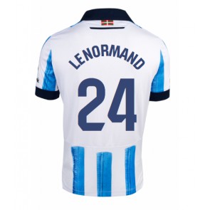 Real Sociedad Robin Le Normand #24 Hjemmebanetrøje 2023-24 Kort ærmer